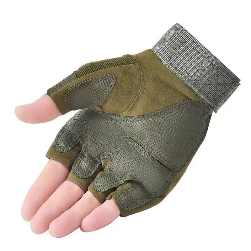 Protezione dell'armatura Shell Tattico Mezze dita Sport Fiess Escursionismo Equitazione Ciclismo Guanti senza dita da donna e da uomo