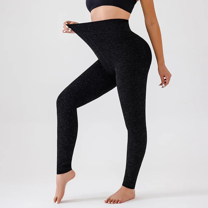Threaded bright yarn, fleece, thick, slimming, undergarment for women, front and back seam, winter and autumn high waist, outer