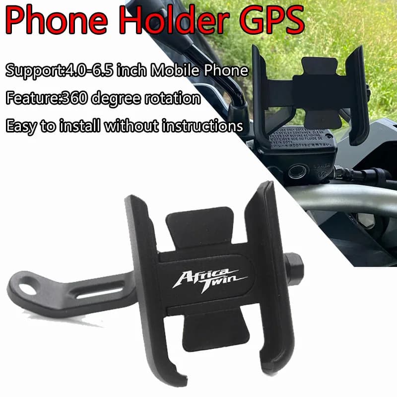 Misura Per CRF1000L Africa Twin 2015-2018 Moto Supporto Del Telefono Specchi Retrovisori Manubrio GPS Del Basamento Staffa Parti Del Motociclo