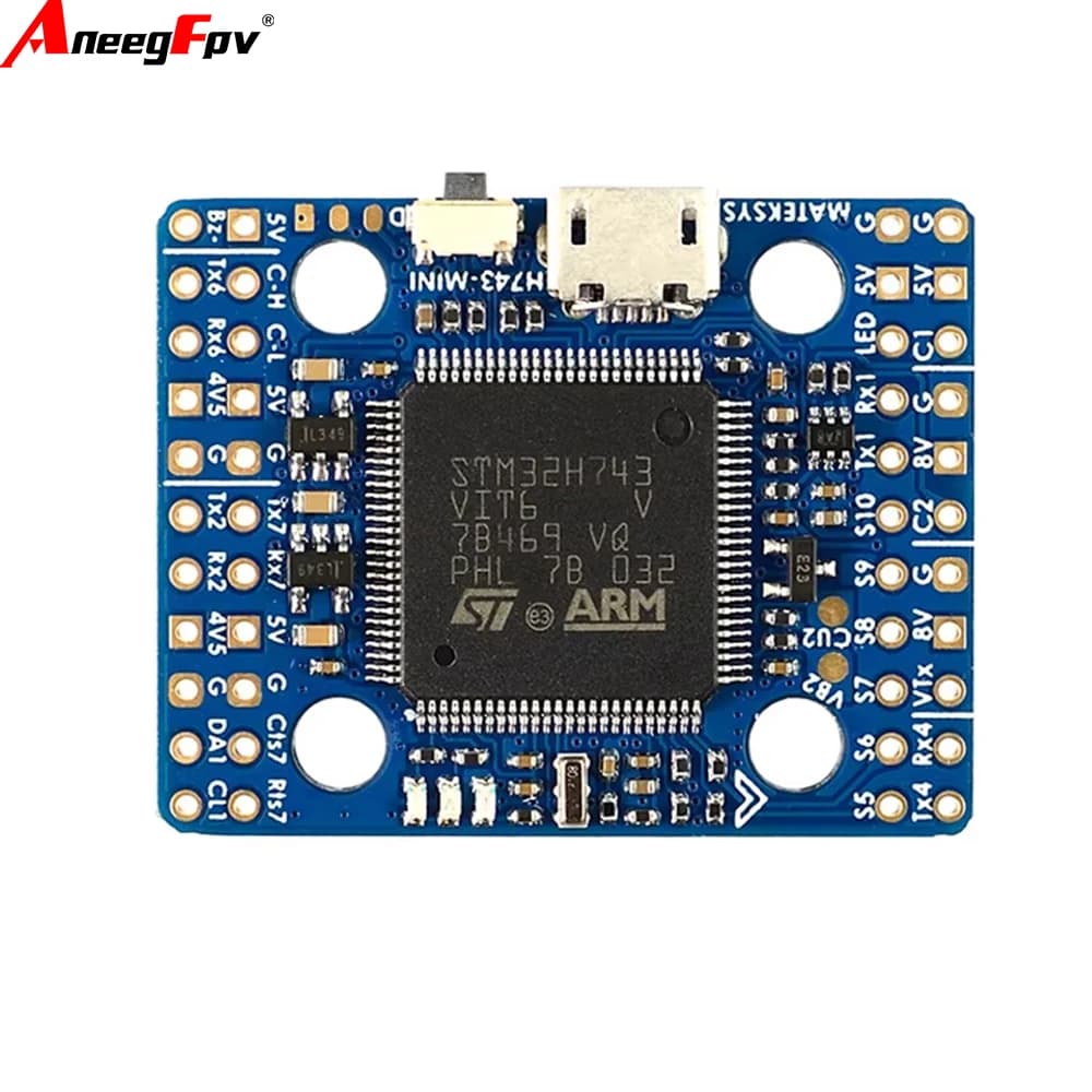 MATEKSYS Matek H743 MINI V3 FC H743 Voltage Controller 20x20mm ICM42688P ICM42605 11 PWM 2-8S Lipo for FPV RC Race Drone
