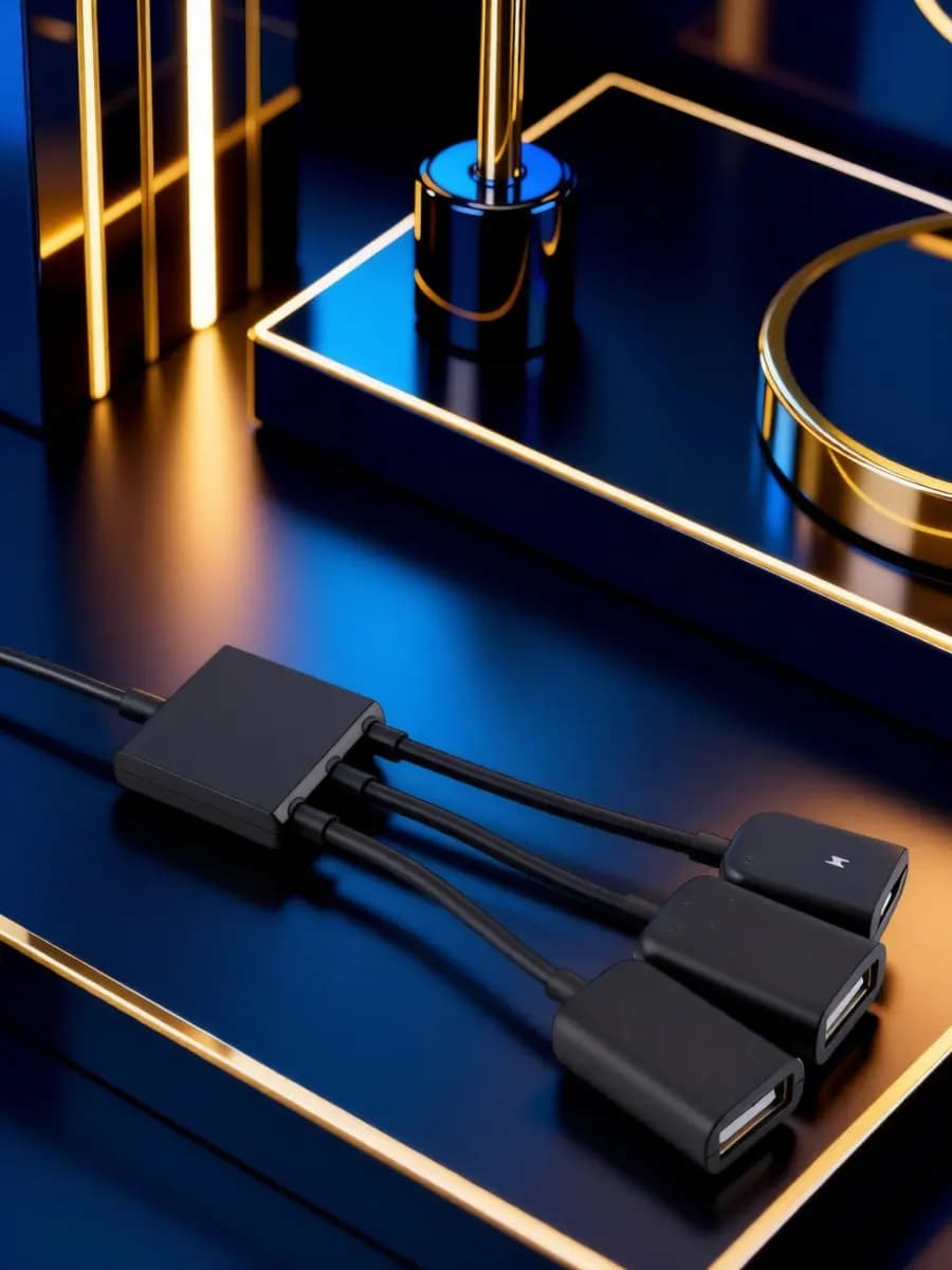 Hub USB Port Adapter Laptop Data Transfer Halloween Christmas New Year Travel Student Travell Travels Traveling Travelling Otg