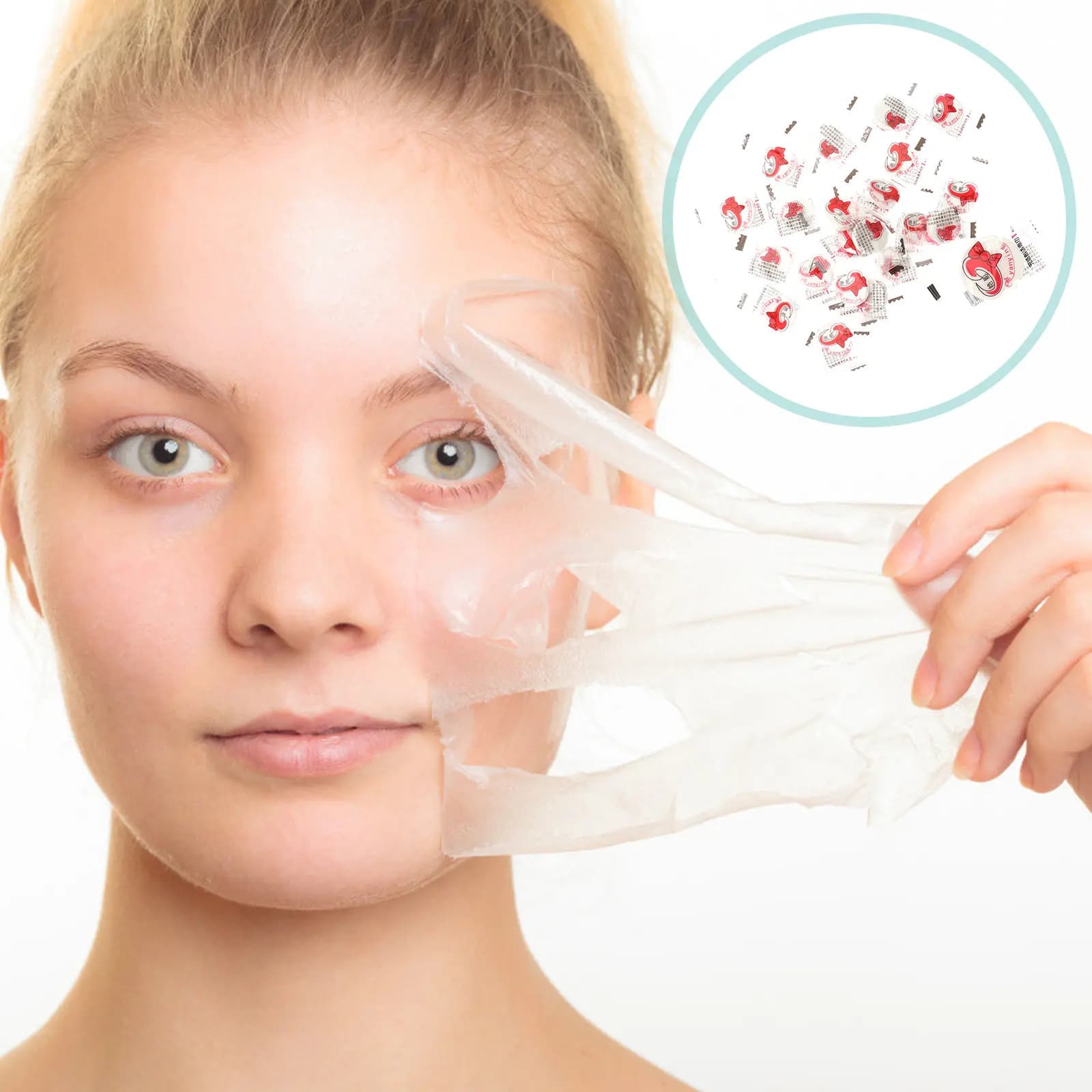 100 pcs Compressed Facial Diy Skincare Exfoliating Face Mask Sheet For Facial Care Routine Compressed Mask Skincare Essentials