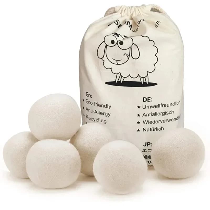 1-12 pezzi riutilizzabili lana asciugatrice palline ammorbidente lavanderia lavaggio domestico 4/5/6cm pile Dry Kit palla utili accessori per lavatrice