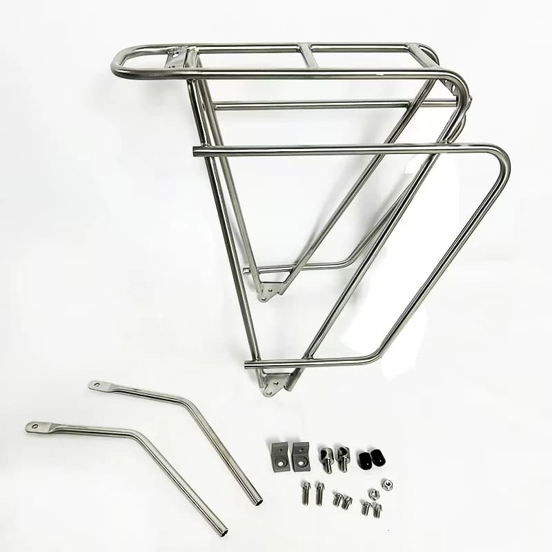 Portapacchi posteriore per bicicletta Portapacchi posteriore per bici in titanio Portapacchi posteriore per bicicletta da strada Parti per bici in titanio Accessori MTB