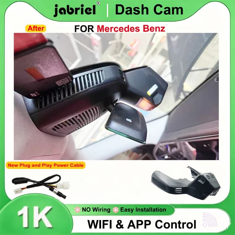 Jabriel per Mercedes Benz GLS x166 GLE 350 400 450 500 43 53 63 per Mercedes Benz GLE w167 c292 2019 2020 2021 Dash Cam WiFi 1K