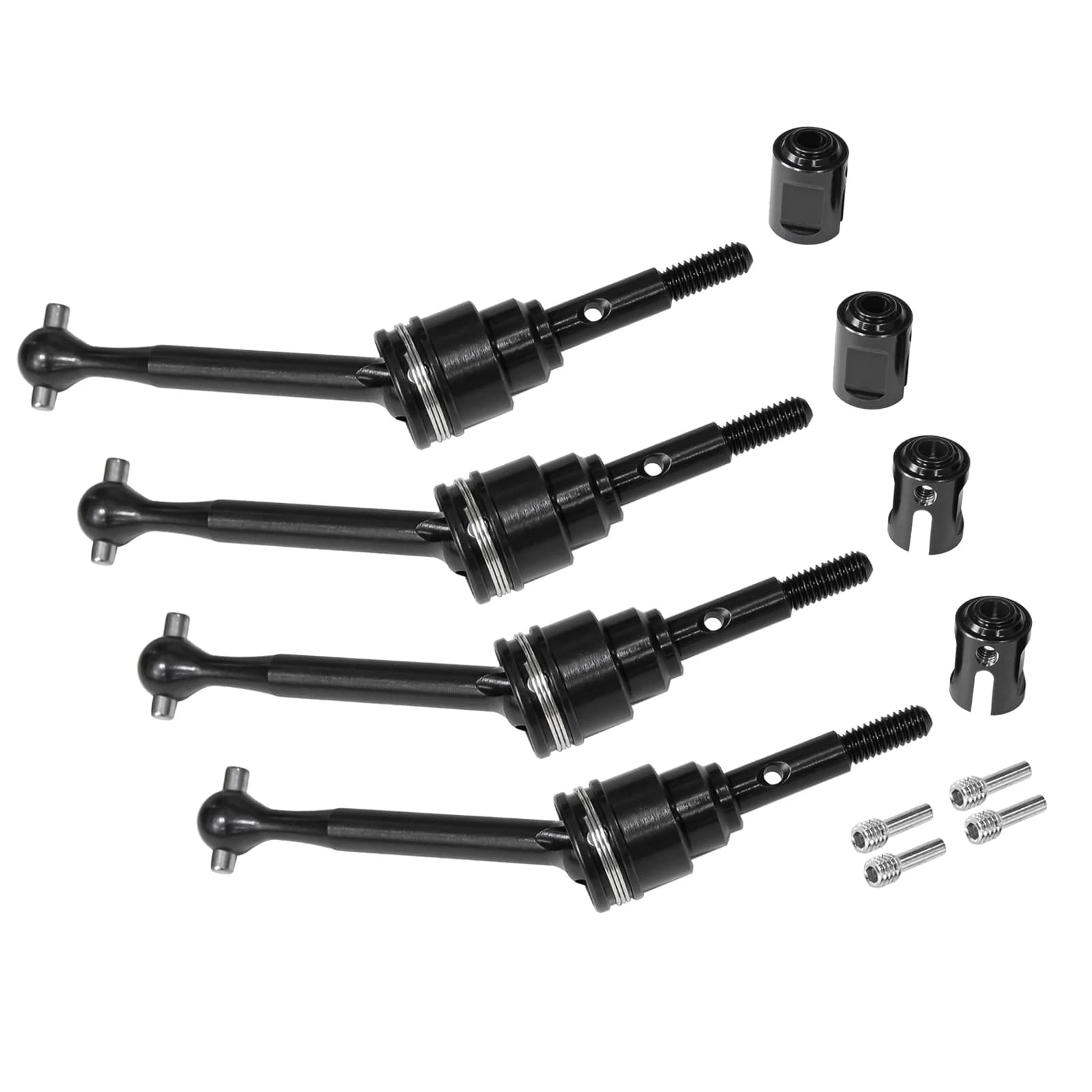 OKHL Albero di trasmissione universale in metallo CVD in acciaio inossidabile per Traxxas 1/16 Mini Maxx BL-2s 107154-1 Accessori per auto RC Crawler