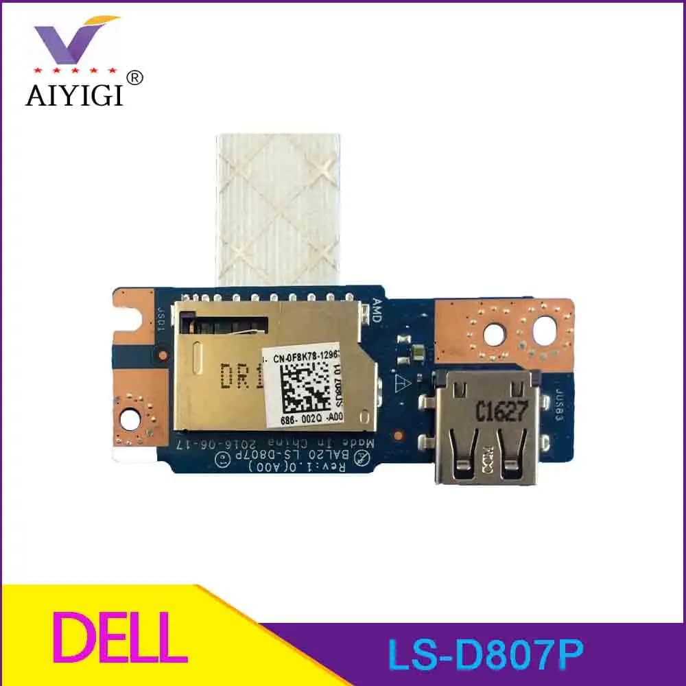 Originale per Dell Inspiron 15 5565 5567 15-5565 P66F Laptop USB Board lettore di schede SD con cavo muslimbal20 LS-D807P 0 f8k