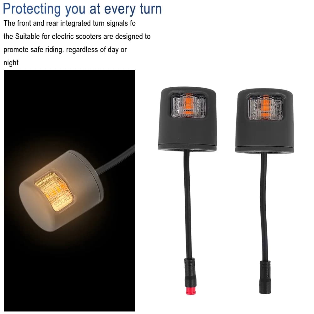 Luce di Segnalazione per Manubrio Xiaomi Elite con Connettore Impermeabile, Accessori per Monopattino Elettrico