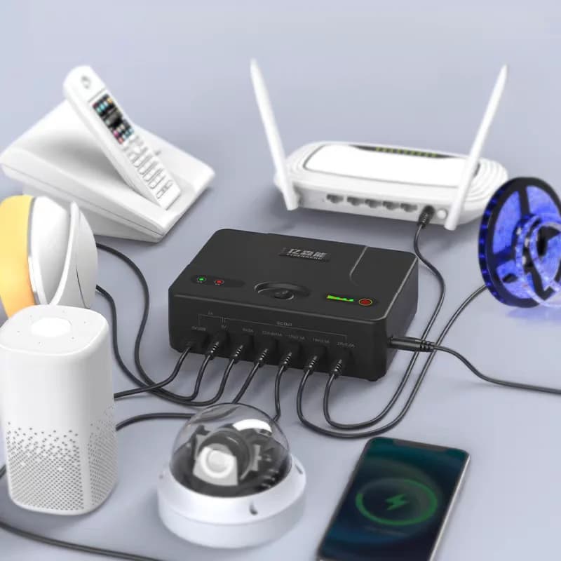 24V 19V 15V 12V 9V 5V 42000MAH/24000 Li-ion UPS Battery for Router/monitor/cellphone/LED lights/Sound Emergency Power Bank