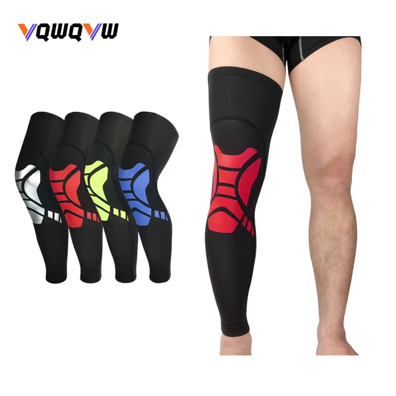 1 pezzo di compressione sportiva UV manica lunga per gamba per corsa basket calcio ciclismo pallavolo, supporto per gamba per uomo e donna