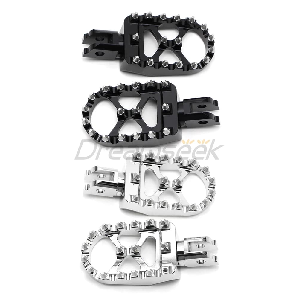 Pedane per pilota anteriore Pedale Poggiapiedi largo per Harley Softail Lower Rider S 2018-2022 Poggiapiedi per moto Pedana Nero / Cromato