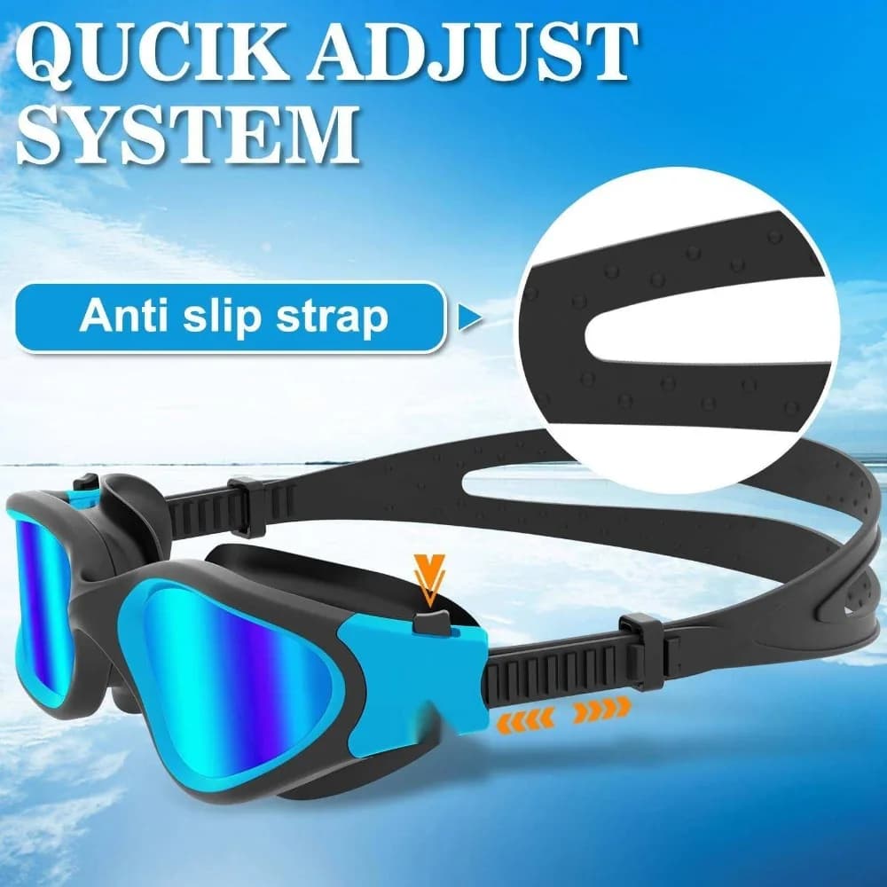 Professional Swim Goggles Anti Fog No Leaking Swimming Glasses Plating Anti UV HD Waterproof Eyewear With Case Cloth Women Men