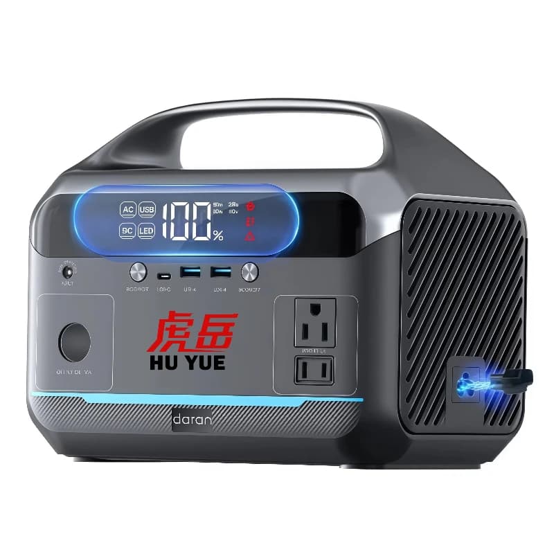 Generatore Solare MPPT a Ricarica Rapida 300W 268.8Wh, Stazione di Alimentazione Portatile da Esterno con Batteria al Litio a Onda Sinusoidale Pura e Torcia