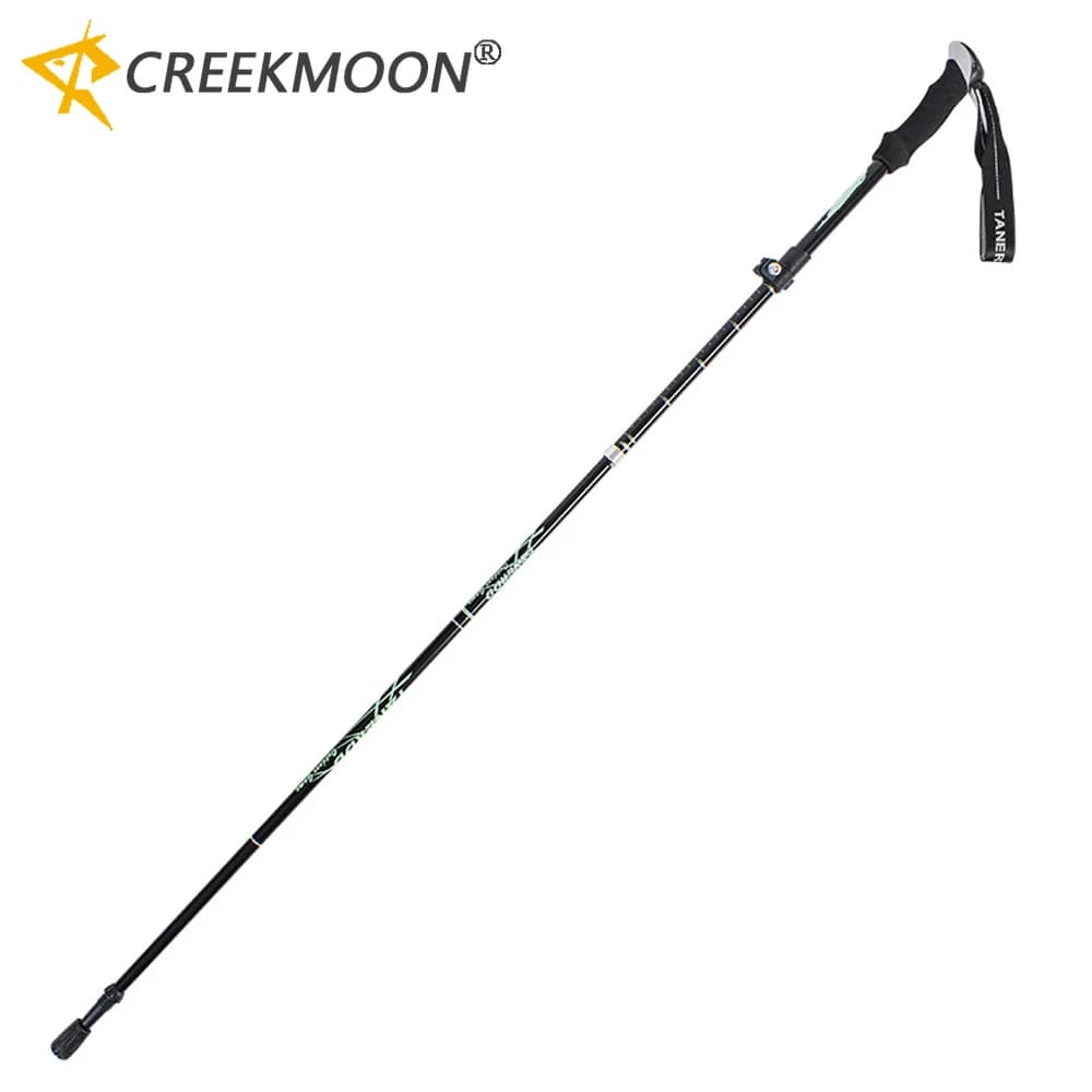 Foldable Trekking Sticks in Aluminium, Lightweight and Robusti, Telescopic Sticks for Hiking and Climbing