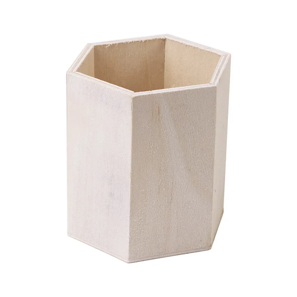 Elegante Organizzatore da Scrivania, Portapenne in Legno, Contenitore per Cancelleria, Scatola Portaoggetti per Ufficio