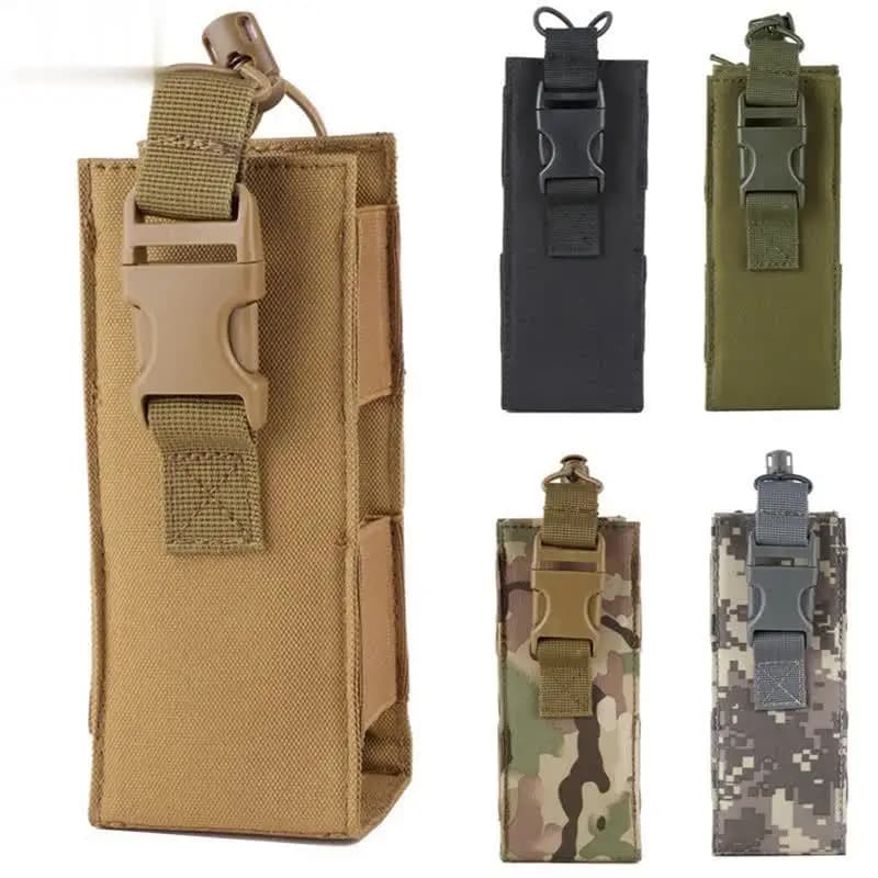 Portaborraccia Molle per Sport all'Aperto, Viaggi, Equitazione, Campeggio, Escursionismo, Caccia, Porta Borraccia, Borsa da Cintura per Attrezzi EDC