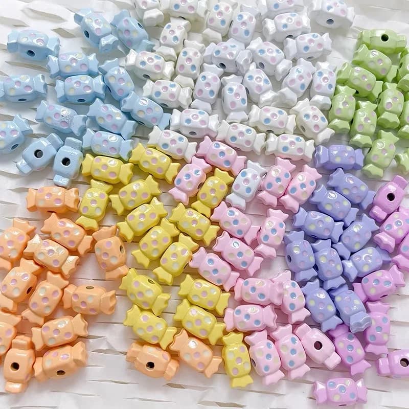New arrived 50pcs/lot color spray paint cartoon candy shape alloy floating locket charms diy jewelry accessory