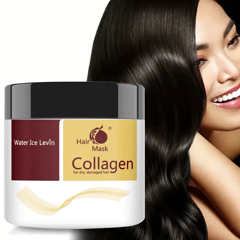 Cura dei capelli al collagene Riparazione profonda Condizionamento Maschera per capelli all'olio di argan marocchino Essenza adatta per capelli secchi e danneggiati