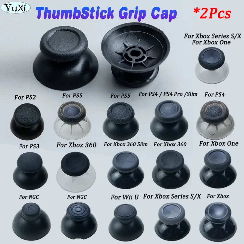 2 pezzi Joystick analogico Stick Grip Cap per PS5 PS4 Pro Slim PS3 Xbox 360 Xbox One Series X S Gamepad Control pulsanti Thumbstick