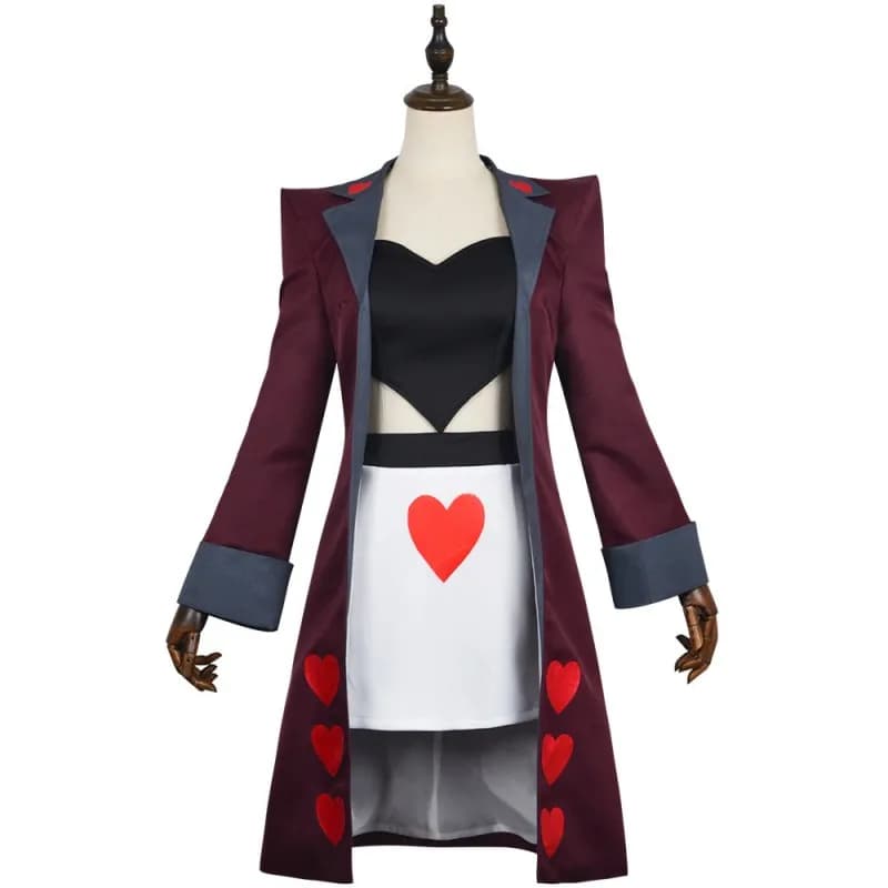 Halloween 3V Velluto Costume Cosplay Hazbins Anime Hell Hotel Fashion Lord 3 Vees Velvette Costumi di scena Carnevale Diavolo Dress Up