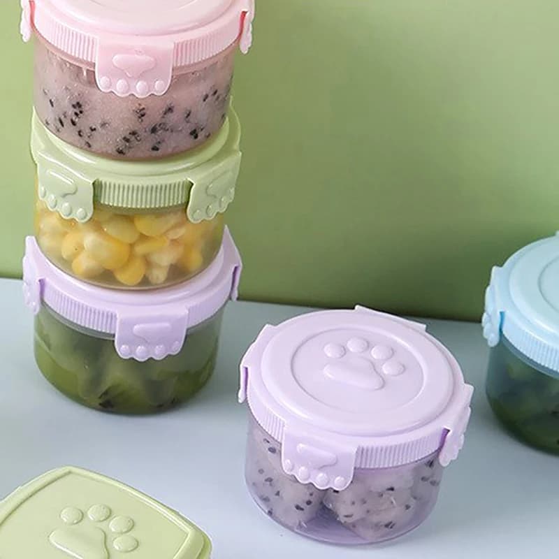 1 pz Mini bottiglia di salsa di plastica scatola di condimento contenitori per condimenti per insalata per Barbecue all'aperto Bento Lunch Box accessori