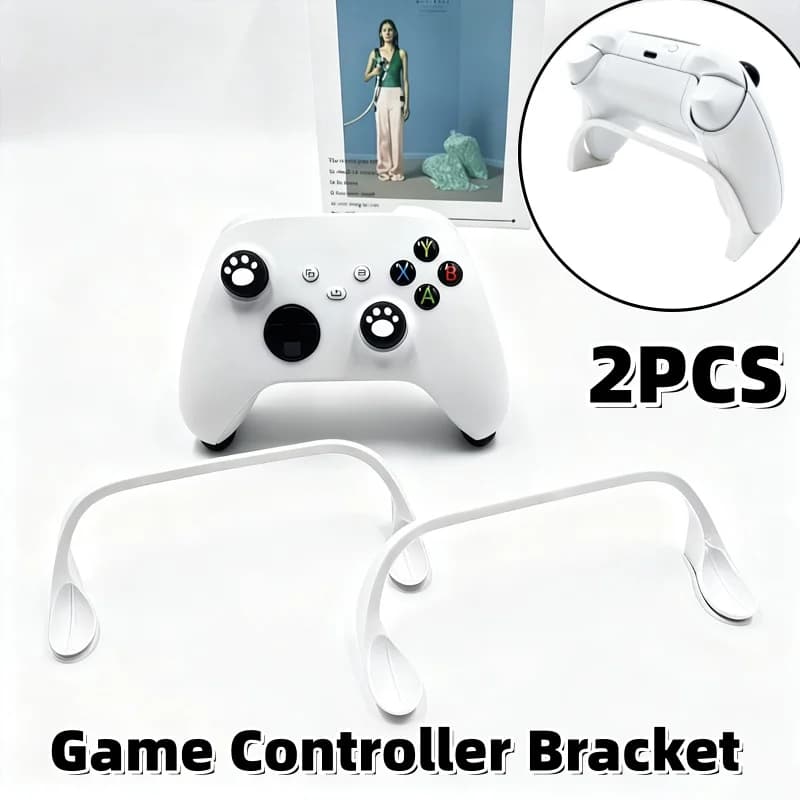 Supporto decorativo per controller di gioco, 2 pezzi, supporto da tavolo per gamepad, per PS5, PS4, XBOX, accessori da gioco per esposizione su desktop.