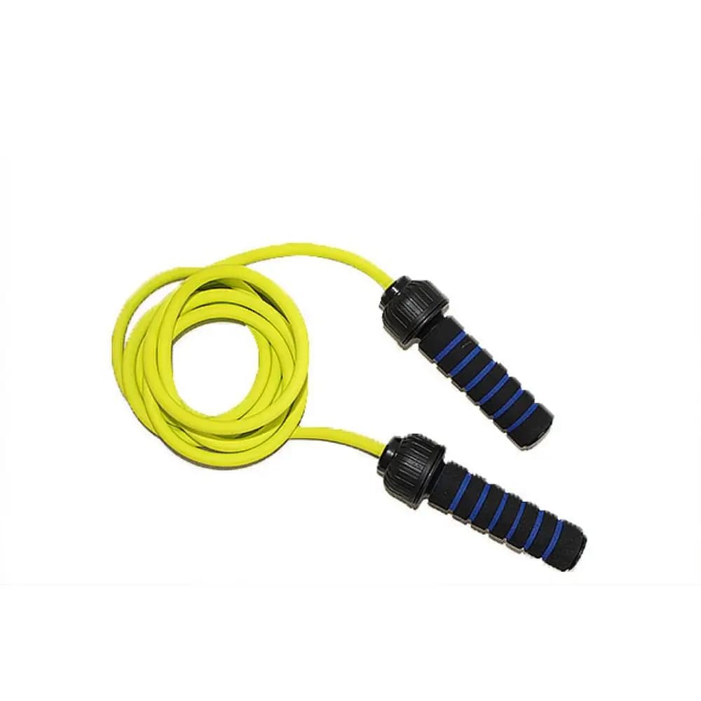 Adjustable Length Weighted Jump Rope Reusable Portable Heavy Skipping Rope Foam Handles Durable Athletic Rope Children