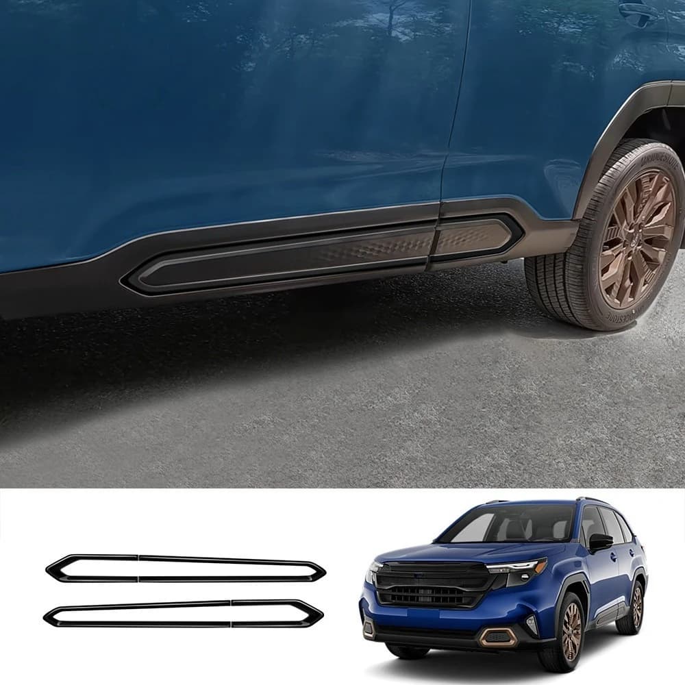 Per Subaru Forester 2025+ - Striscia Decorativa per Minigonna Laterale Auto, Spoiler Diffusore, Splitter Laterale Decorativo