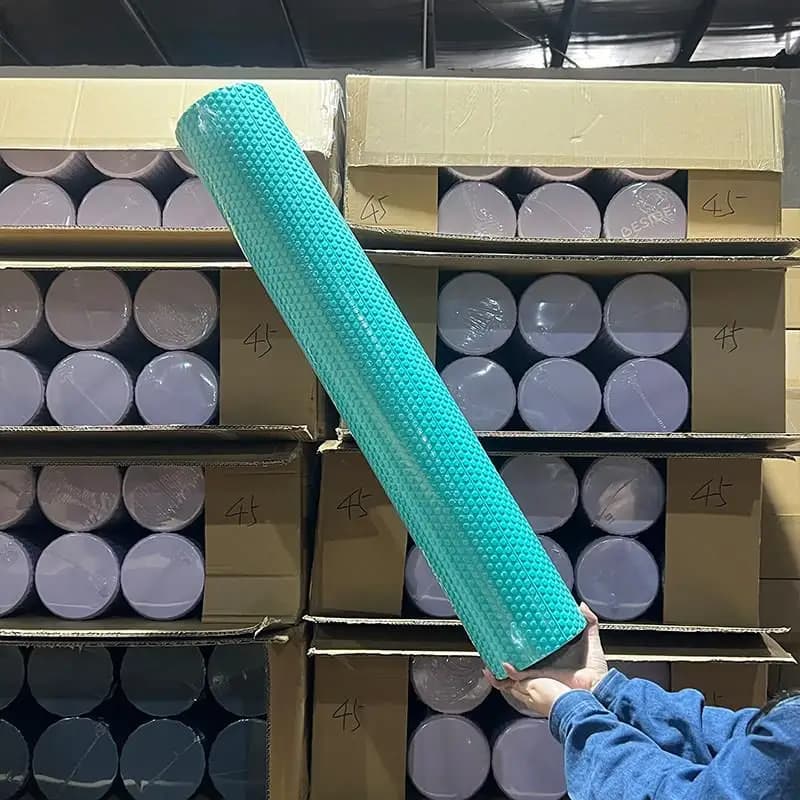 Professional Foam Roller for Yoga, 90cm, EVA, for Muscular Relaxation and Gambe Brushing