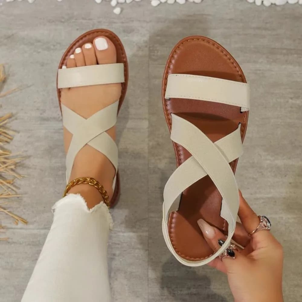 designer Summer Party Women Shoes Sandal swith non-slip rubber sole Woman Beach Walking Footwear Female Plus Size Shoes Retro