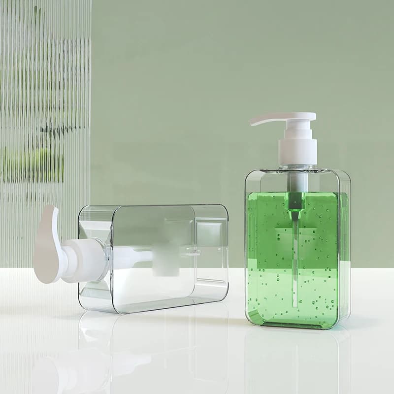 Soap Dispenser Bottle Bathroom Liquid Shampoo Shower Gel Bottle Refillable Storage Container Soap Press Empty Bottles