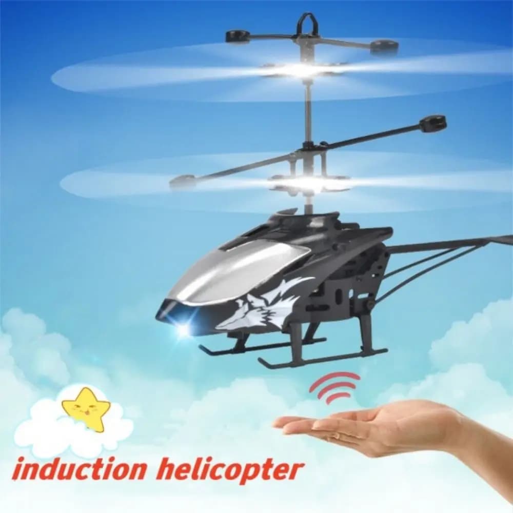 Mini elicotteri RC in plastica Bianco Giallo Nero Ricarica USB Aereo telecomandato Ricaricabile Regalo a 2 canali