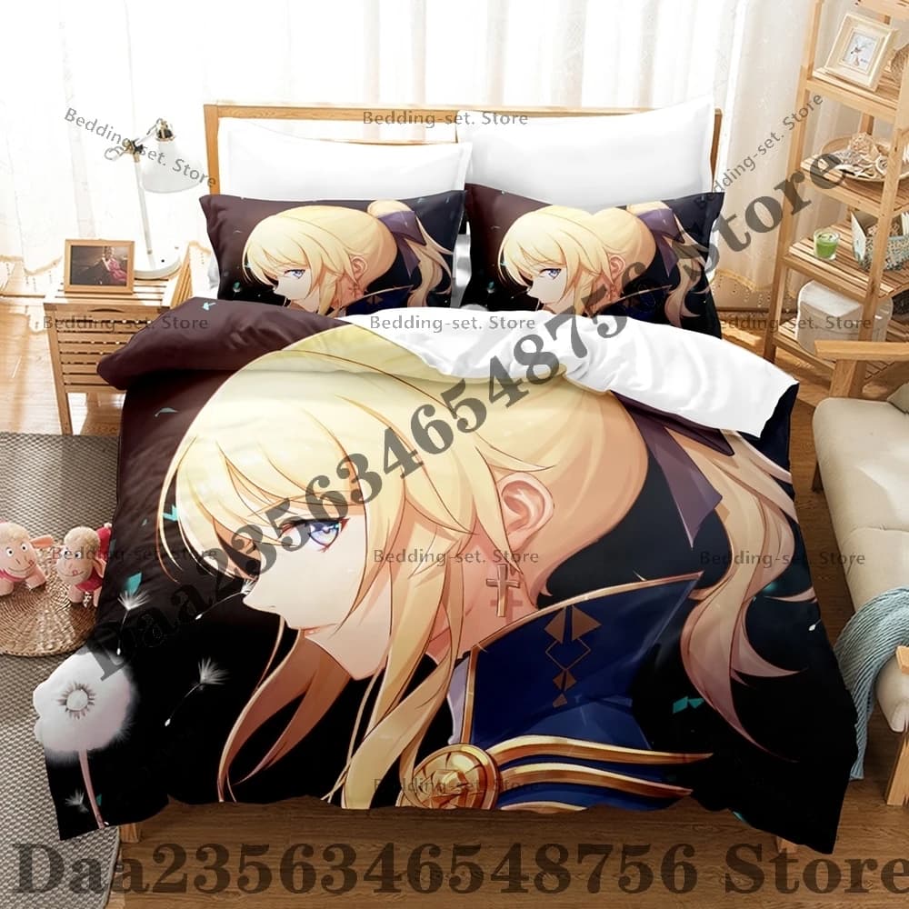 Personality Kpop Jean Bedding Set KpopThree Piece Bedding Set - Luxury Comforter Set with Queen King Size Including pillowcase