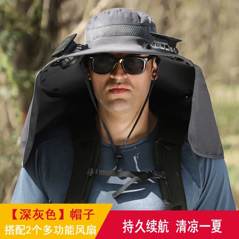 Sombrero hat large shawls protection solar neck protection tense sun free time outdoor mountaineering cap by fish man fisherman waterproof big
