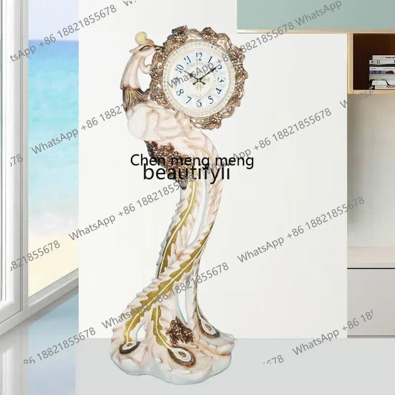 ss cn8350 ss 8350 L'orologio del nonno Orologio a pendolo verticale in resina Retro Semplice Europeo Moderno Soggiorno cinese Moda A