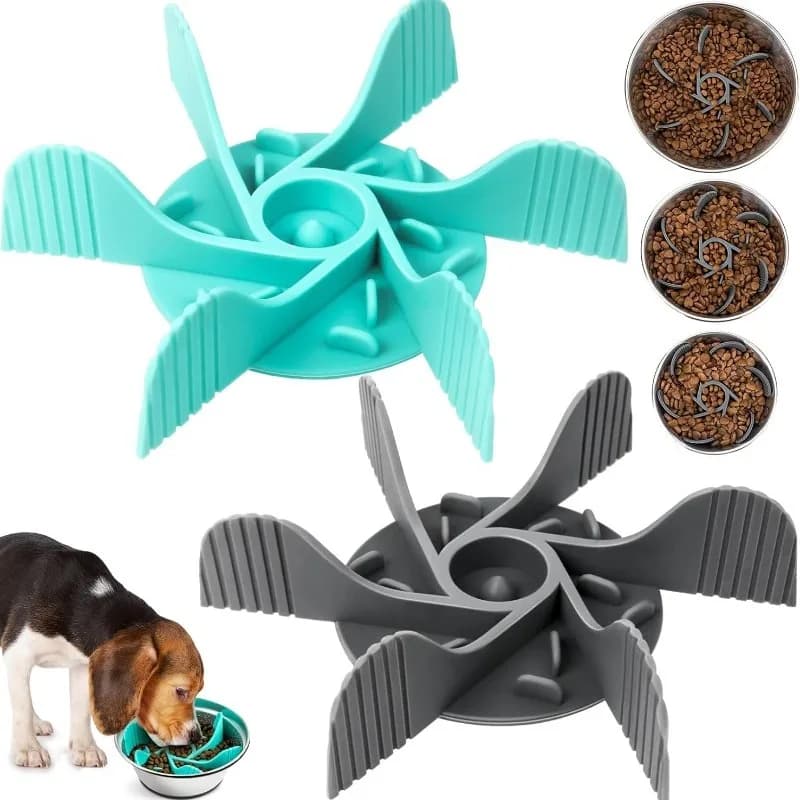 Alimentatore per animali domestici Plugin Potente ventosa Cibo lento Ciotola antisoffocamento Conveniente Facile da pulire Cani estesi Tempo di mangiare Forniture per animali domestici