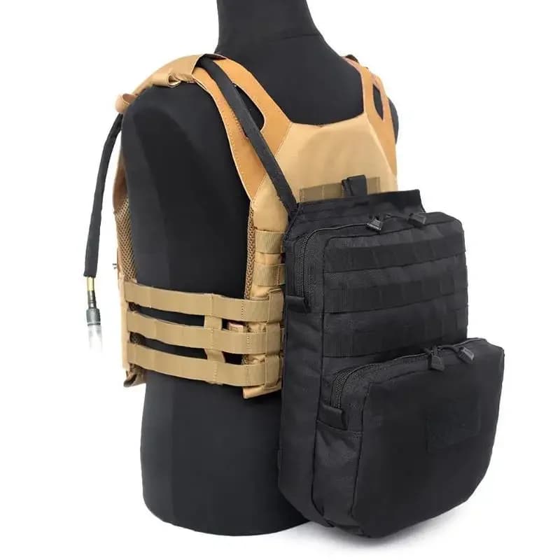 Zaino tattico Molle Idratazione Airsoft Combat Water Bag Caccia Durevole attrezzatura per gilet attaccato