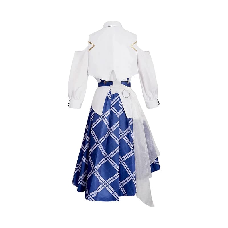 A;3,v;7'd/2025 Costume Cosplay Anime Hosimati Suisei Minato Aqua Blue Journey 1st Live Dress Donna Abito da Festa Travestimento.3,v;6/