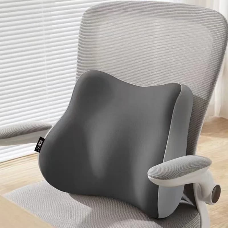 Cuscino per la vita in spugna di memoria Cuscino ortopedico lombare Schienale per sedia da ufficio Cuscini per chiropratica Cuscino di supporto lombare ergonomico