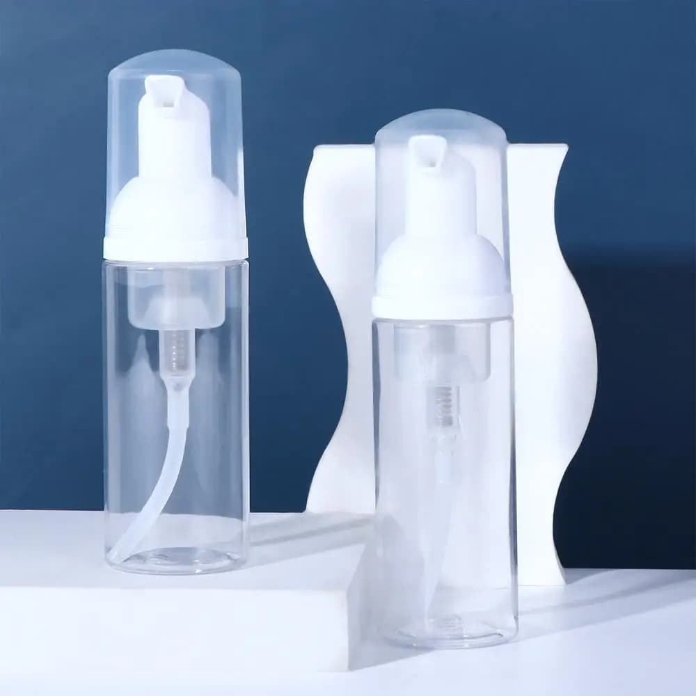 Hand Soap Foaming Cosmetic Dispenser Mini Soap Bottle Foam Pump Bottle Empty Refillable Bottle Travel Foaming Dispenser