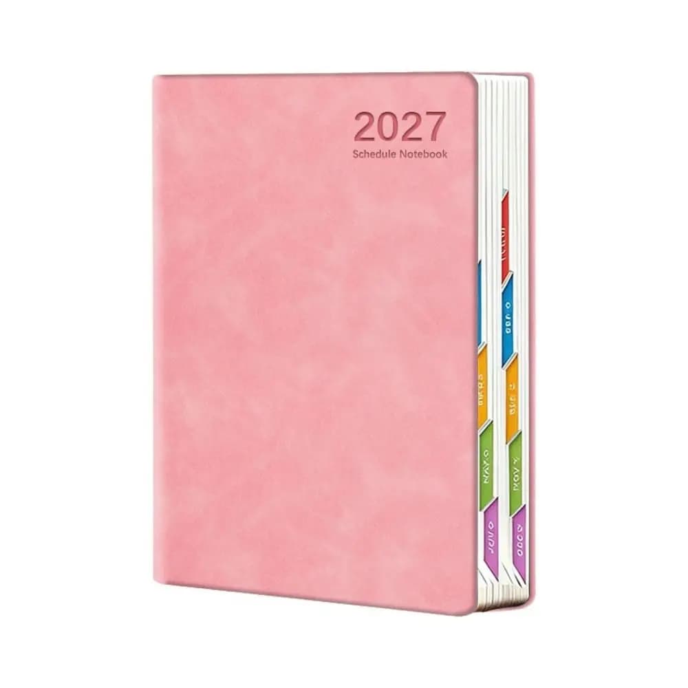 Agenda Multifunzione A5 2027 con Pagine di Pianificazione Mensile e Settimanale, Taccuino per Efficienza, Diario 365 Giorni per Studenti