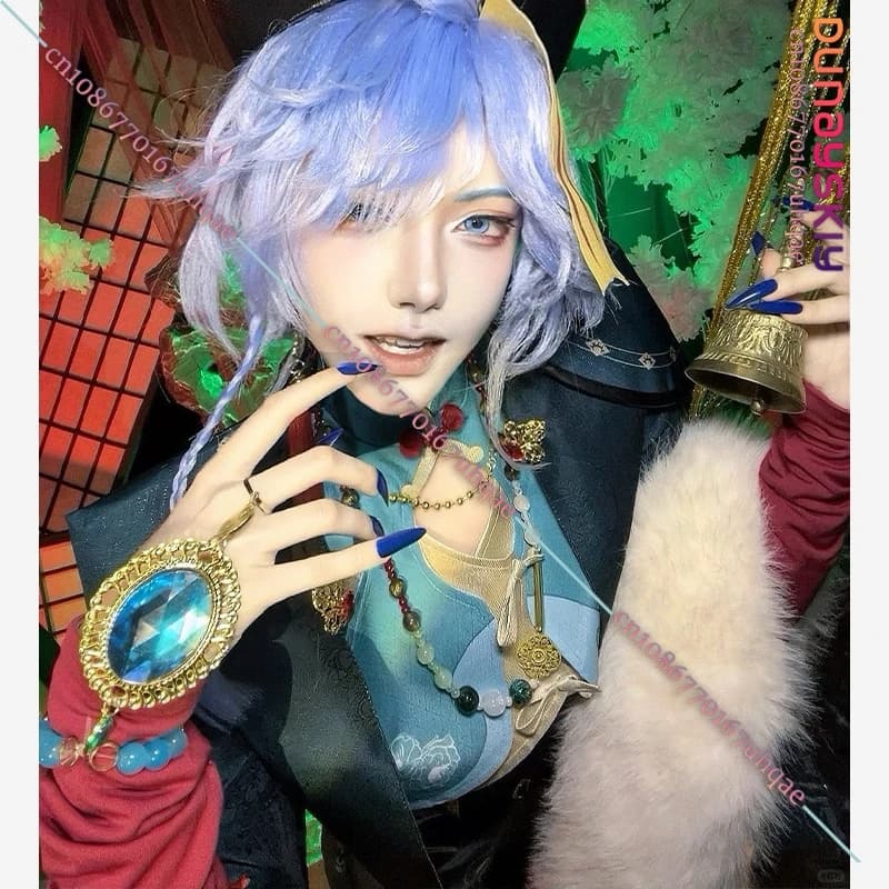 CR7.27*Nu Carnival Edmond Cosplay Full Costume Devoted Obsessor Outfit Game Character Suit For Halloween Theme Party Gothic