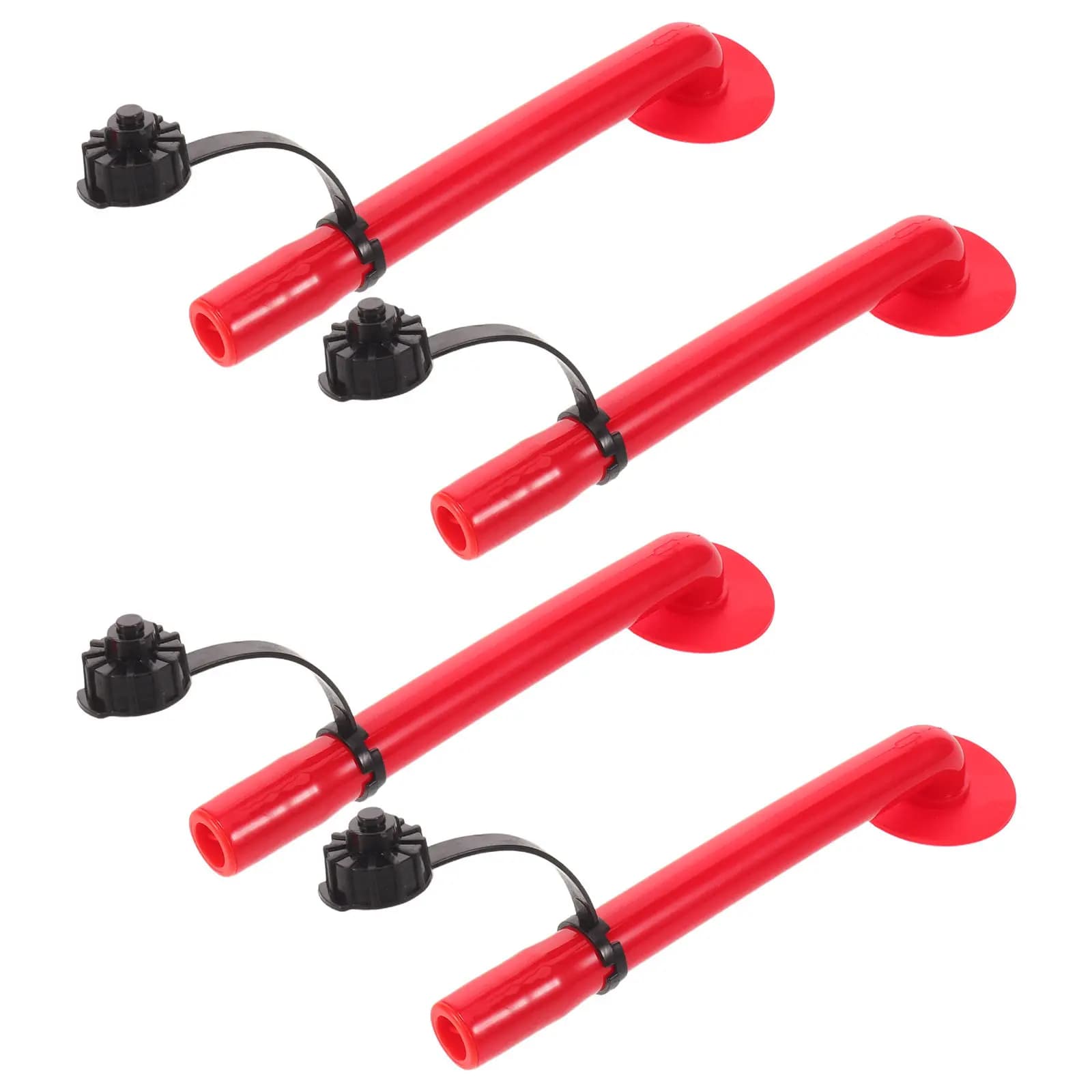 4Pcs Life Jackets Inflation Hose Replacement Tpu Inflatable Tube Safety Gear Blowing Air Tube One-Way Valve for Buoyancy Vests