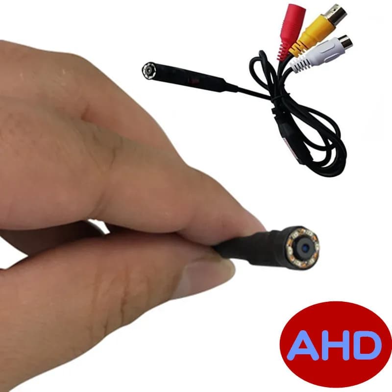 Mini telecamera CCTV di sicurezza AHD PAL NTSC HD 1080P obiettivo da 3,6 mm con microfono audio RCA video BNC
