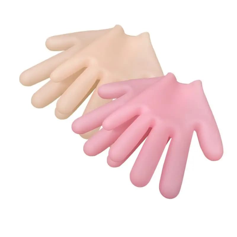 Guanti idratanti in silicone antiscivolo per le mani Rimuovi crepe secche e cura per idratare la pelle con cura dell'essenza della crema per le mani