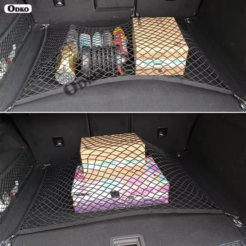 Rete portaoggetti per bagagliaio adatta per BMW i3, organizer per riporre detriti, borsa elastica portaoggetti, mensola per valigie, accessori auto