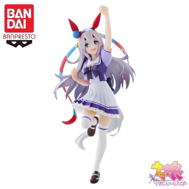In Stock Bandai Original Banpresto Pretty Derby Tamamo Cross Action Figure Model Doll Brand New Boxed Anime Action Figures Toys