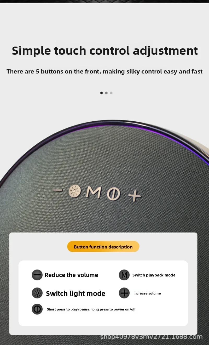 Altoparlante Bluetooth Wireless Portatile per Casa e Esterni, Vendita all'Ingrosso