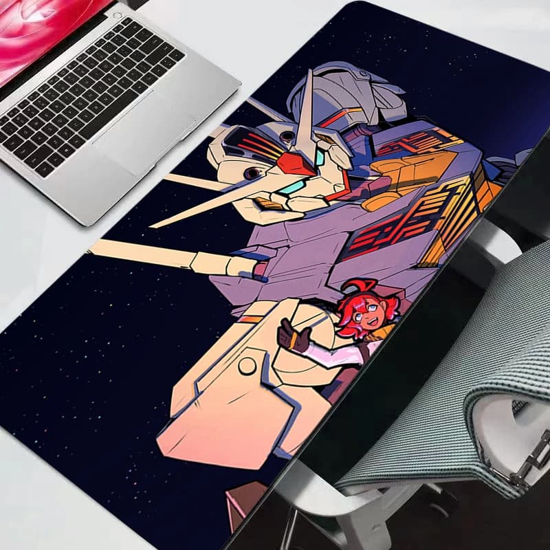New XXL Game Mat for Gamer Keyboard and Mouse Large Gundam Style