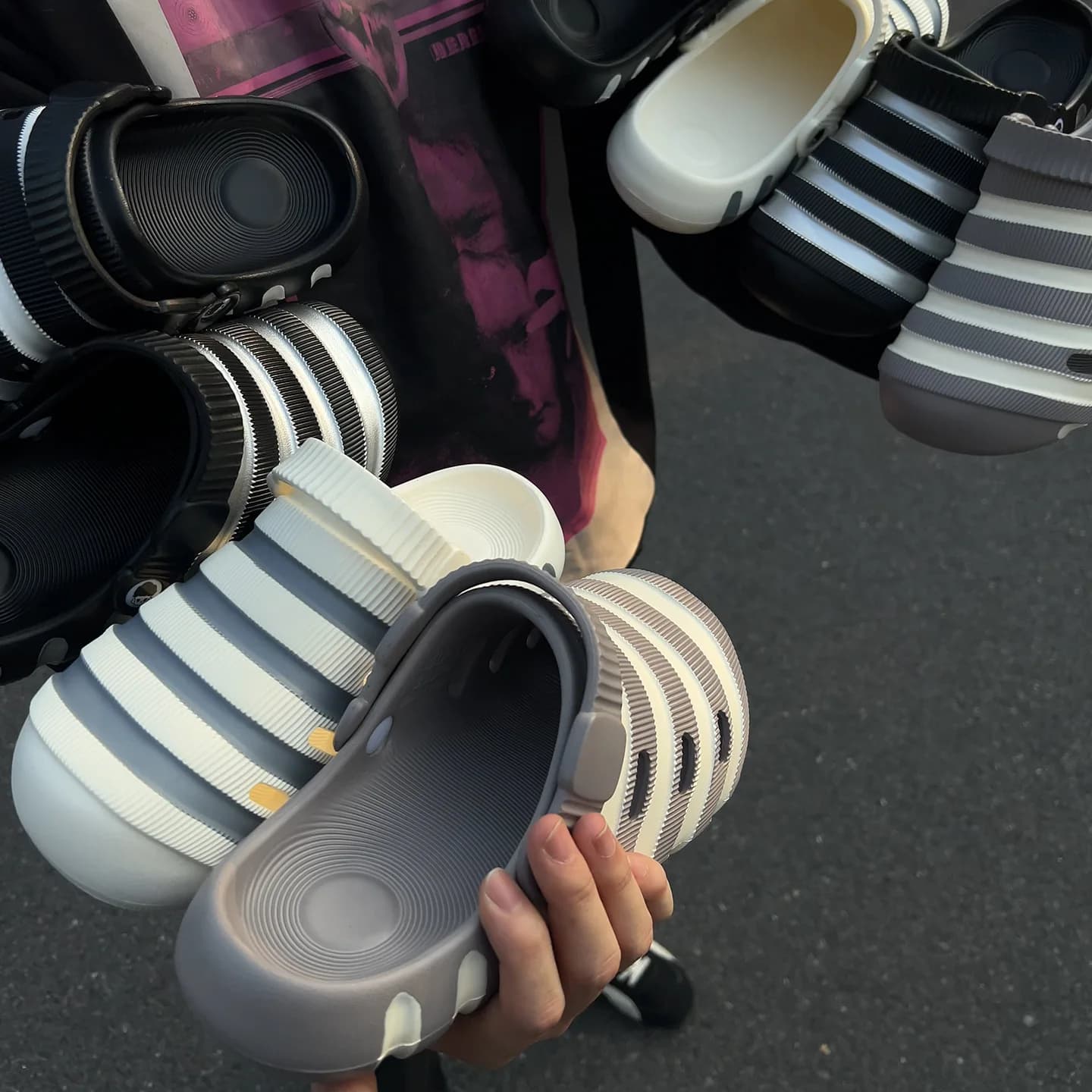 Scarpe da grotta estive da uomo, ciabatte antiscivolo e impermeabili con puntale protettivo, sandali outdoor in EVA traspiranti e resistenti con suola spessa